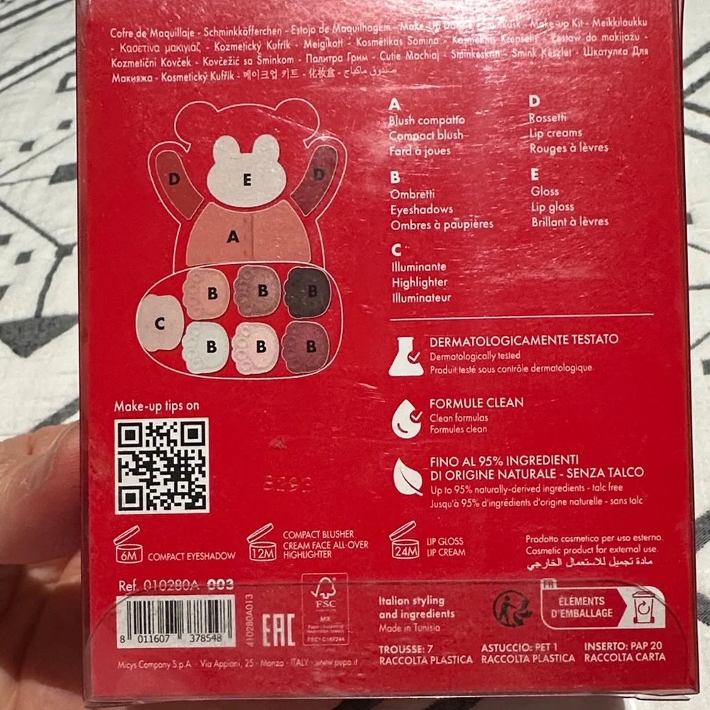 PUPA Happy Bear Make Up Kit Limited Edition